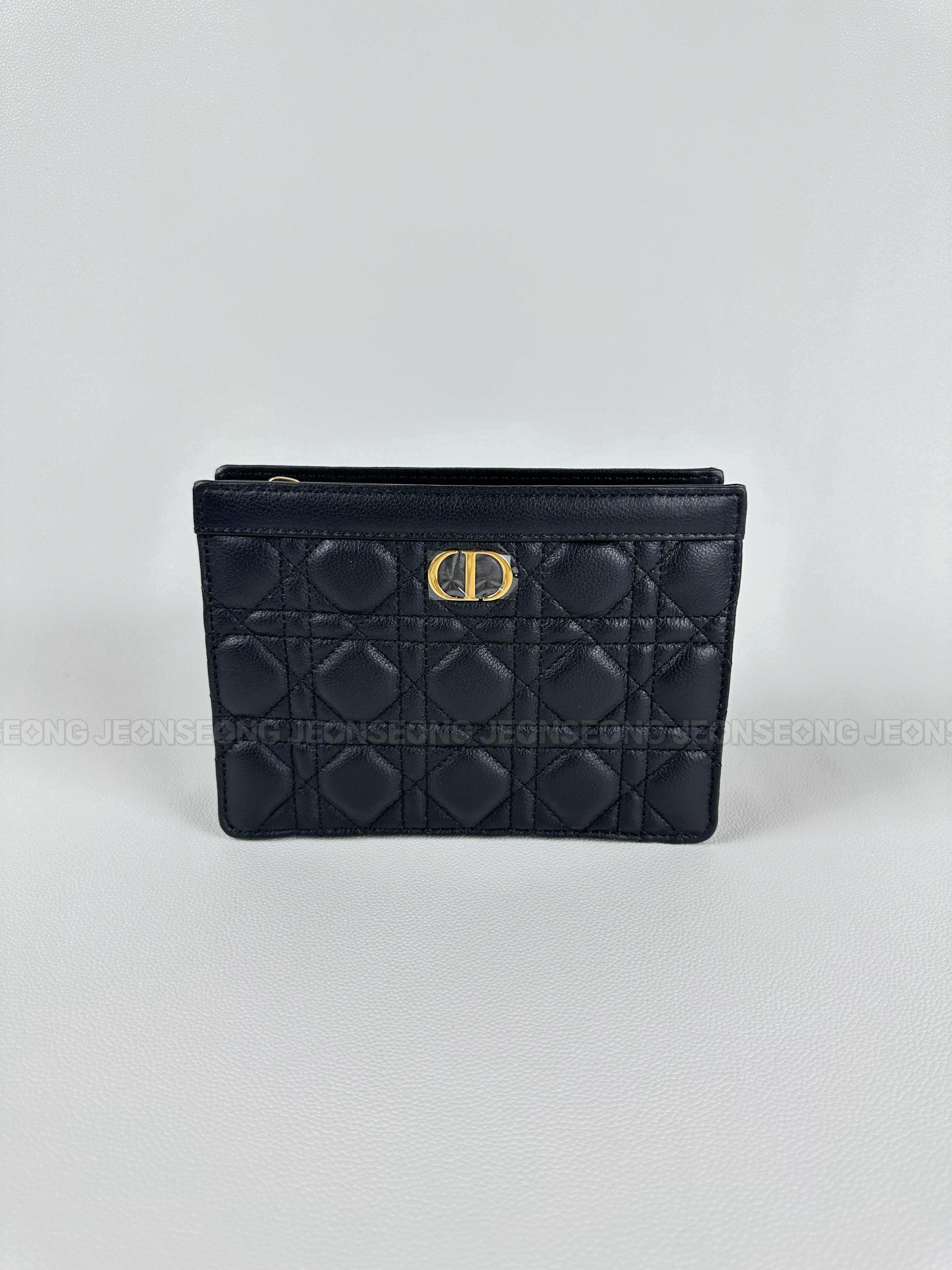 디올 체인 지퍼 파우치