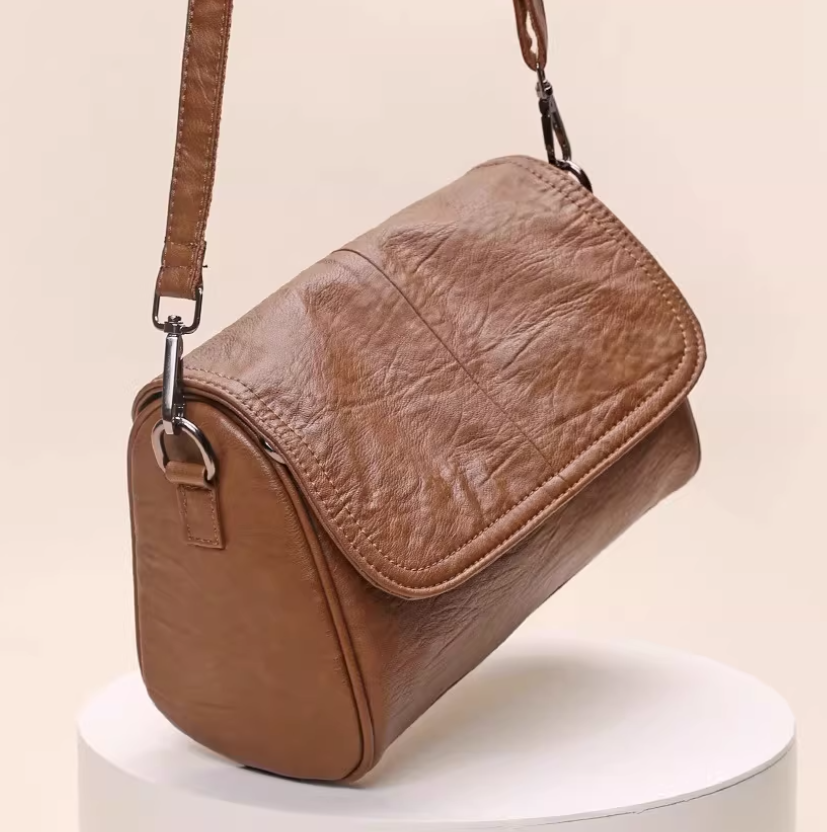 소프트 레더 베개 가방 신상 대용량 겨드랑이 심플 숄더 빈티지 크로스백