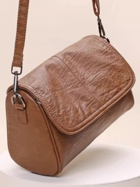 소프트 레더 베개 가방 신상 대용량 겨드랑이 심플 숄더 빈티지 크로스백